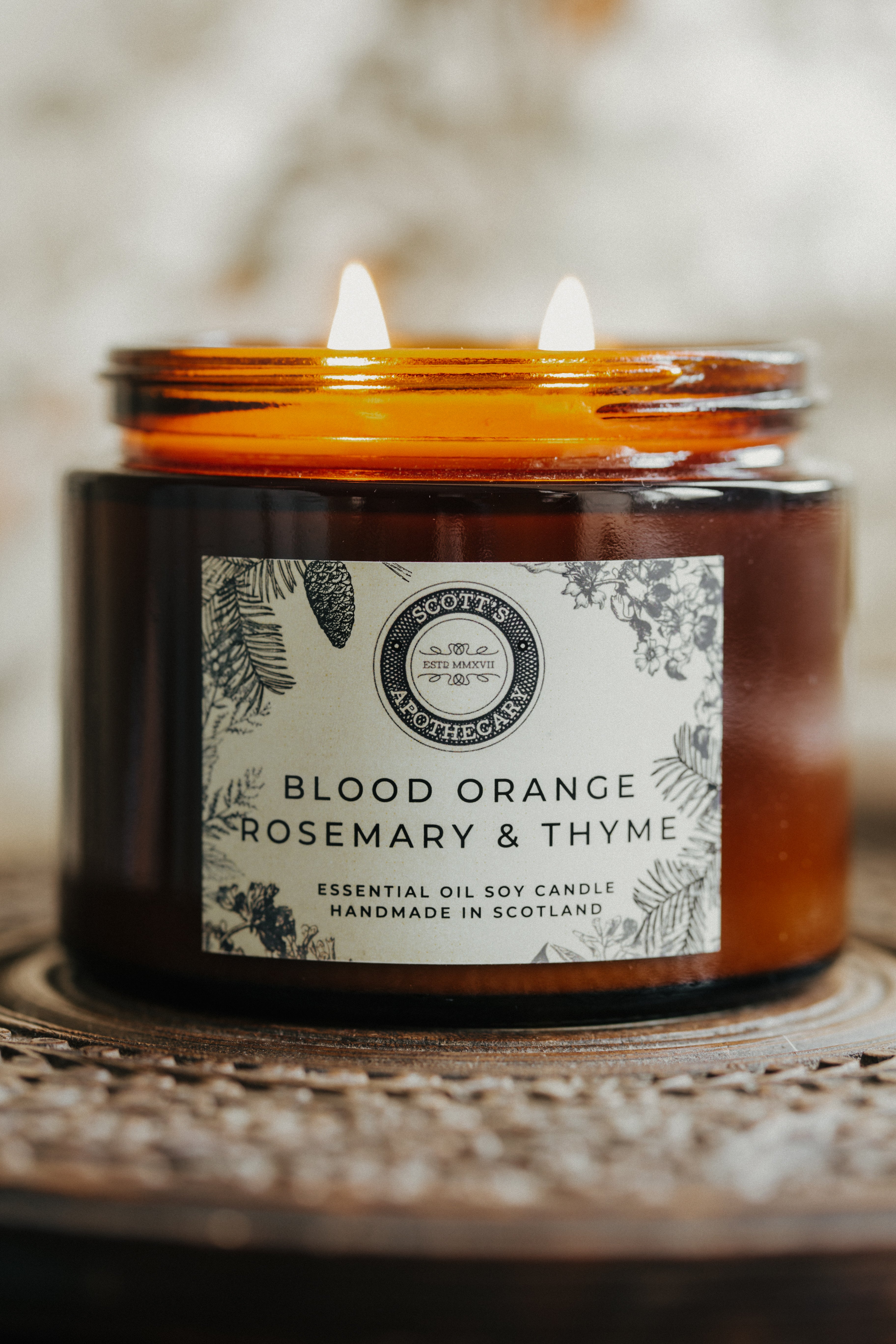 Blood Orange, Rosemary & Thyme Candle