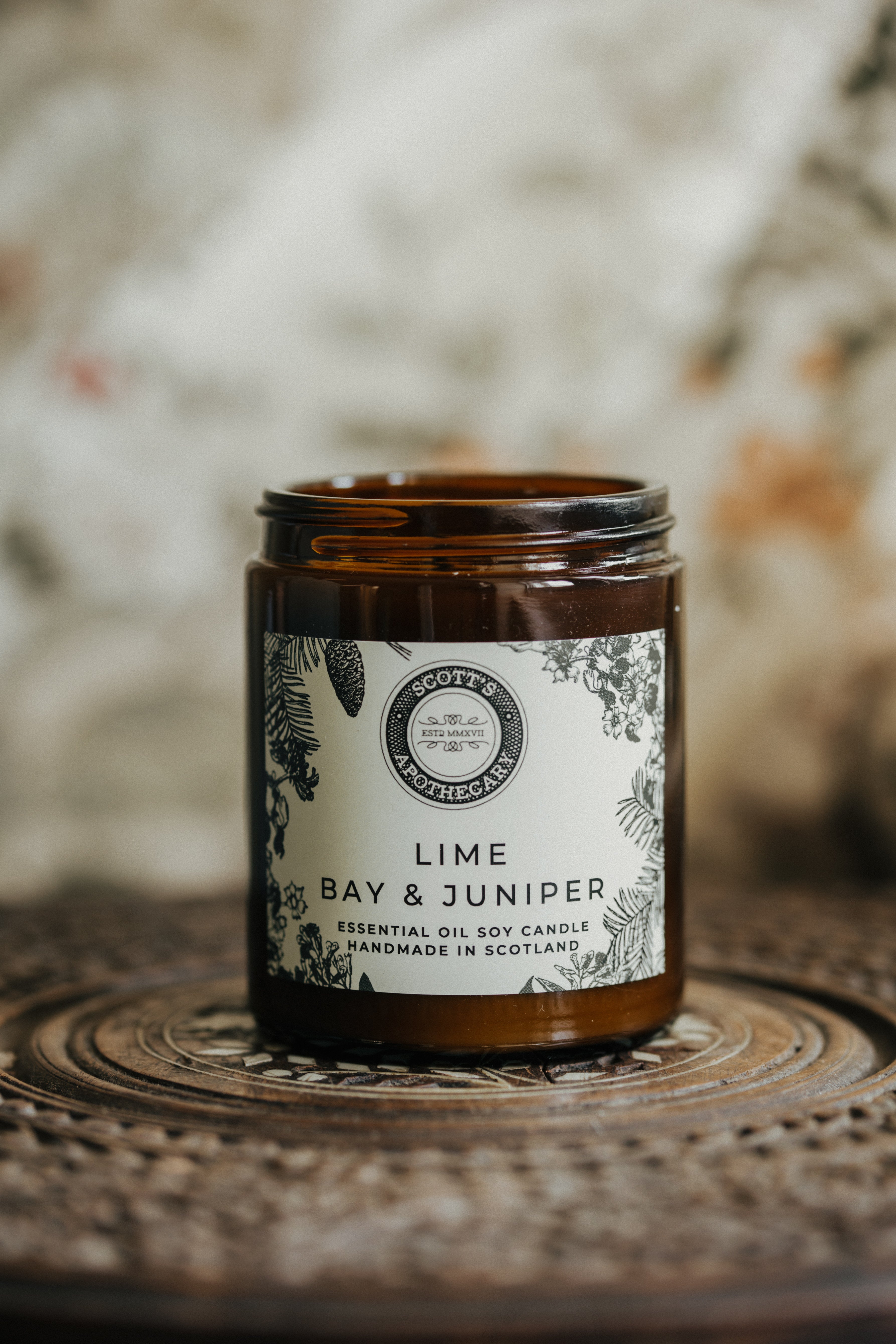 Lime, Bay & Juniper Candle